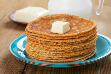 Thin pancakes