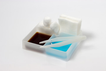 set of dressing, simple plastic set