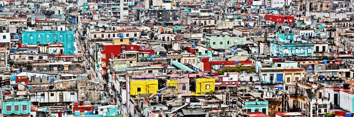 Cuba, Centro Habana, from above