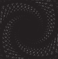 spiral whirl abstract background black and white