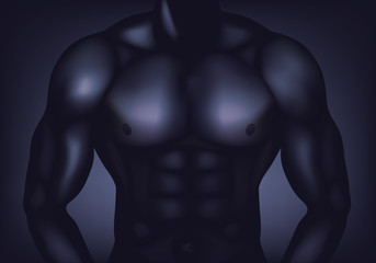 Fototapeta premium Corps musclé