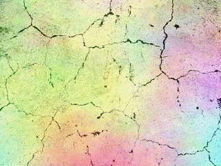 cracked wall in pastel tone background