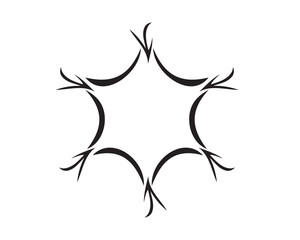 neuron sign design graphic element isolated