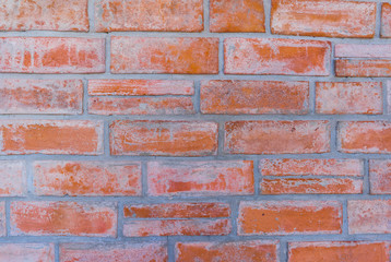 Fototapeta premium old orange brick wall , background