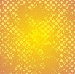 Retro grunge halftone vector design