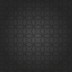 Seamless vector dark ornament in arabian style. Pattern for wallpapers and backgrounds