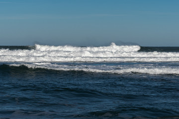 Fototapeta premium Foamy waves.