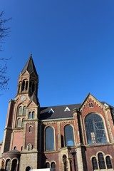 Fototapeta na wymiar Die Kreuzeskirche in Essen.