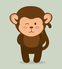 funny monkey design 