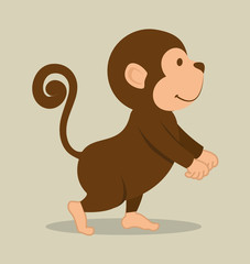 funny monkey design 