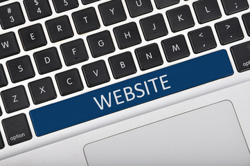 Keyboard  button written word website