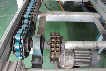 Motor and chain drive shaft Line Conveyor Industrial