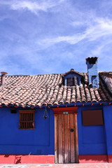 Spanish colonial house. Colombia