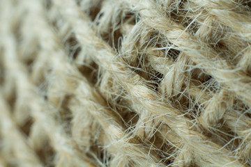 jute twine macro