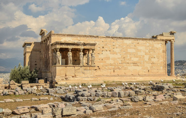 Obraz premium Hall with caryatids,Athens,Greece