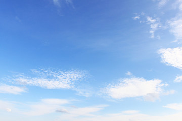 Sky blue with clouds