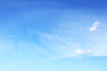 Obraz premium Sky blue with clouds