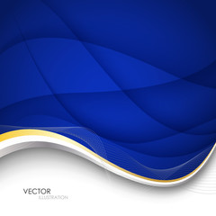 Abstract blue background. Vector Illustration