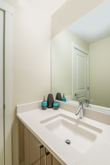 Fragment of a luxury bathroom