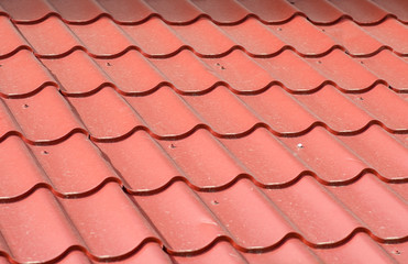 metal roof texture Red dirty