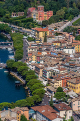 Beautiful harbour city garda of the lake Garda in Italy - Destination for vacation