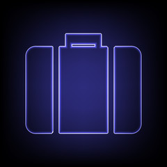 Vector neon effect icon