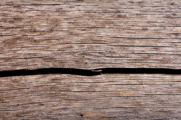 Wooden texture with crack for background