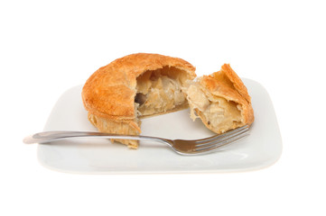 Chicken and mushroom pie