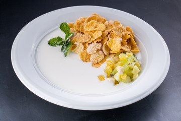 Table Breakfast - Continental Breakfast, fruit, cereals