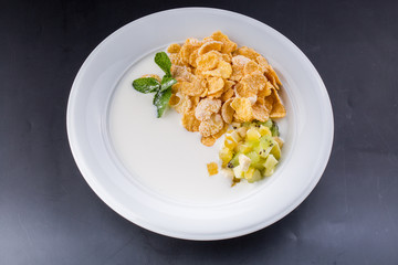 Table Breakfast - Continental Breakfast, fruit, cereals