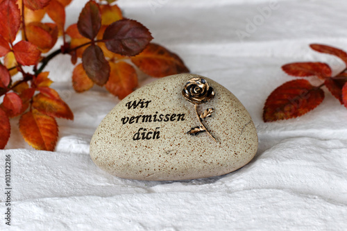 &quot;Wir vermissen Dich&quot; Stockfotos und lizenzfreie Bilder auf Bild 103122286