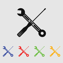 Spanner and Screwdriver icon
