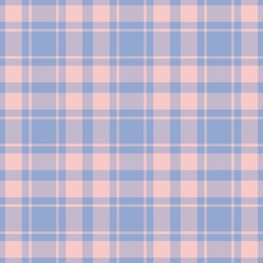 Traditional Scottish tartan pattern in both rose quartz and serenity color of the year 2016 made seamless
