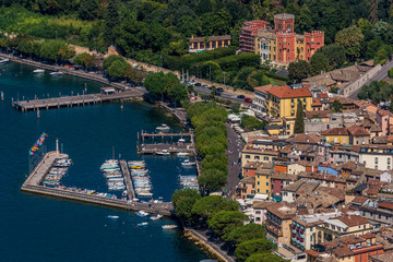 Viewpoint to Garda - Garda lake in Italy