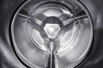 washing machine drum inside
