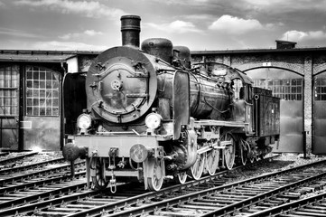 The old steam locomotive