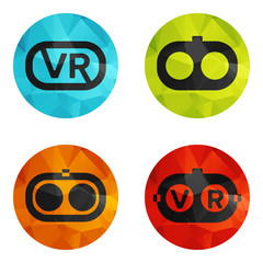 Set icons of virtual reality