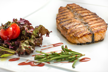 Salmon steak Стейк лосося