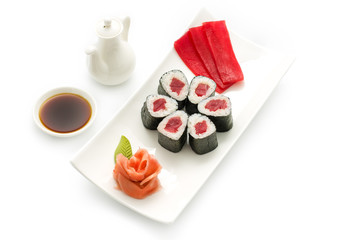 Tuna Maki sushi Маки ролл из тунца