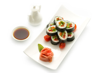 суши вегетарианский ролл / vegetarian roll