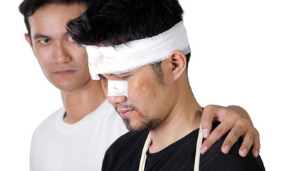 Man shows empathy for unfortunated friend