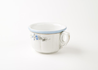hand painted rustic tea cup