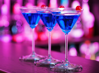 Cocktails Collection - Blue Martini