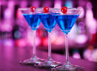 Cocktails Collection - Blue Martini