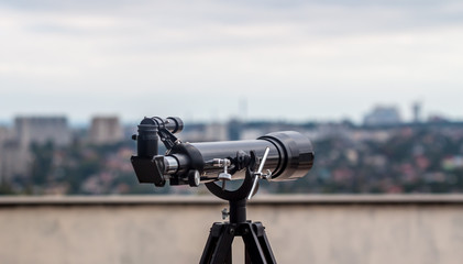 telescope on the roof