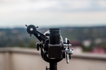 telescope on the roof