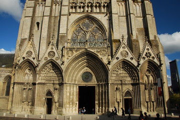 Fototapeta na wymiar Cathédrale Notre-Dame de Bayeux, Normandie