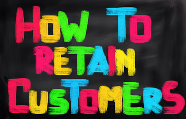 How To Retain Customers Concept