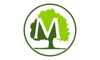 Oak Tree Letter M