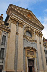 Fototapeta na wymiar Nizza, la chiesa di San Francesco di Paola